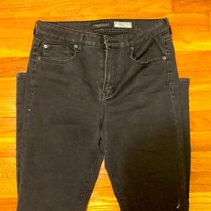 Used High-waist  skinny Aeropostale Black Jeans